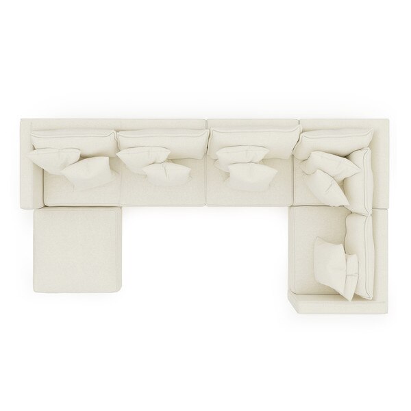 Oslo 6 Piece Sectional (Oyster)